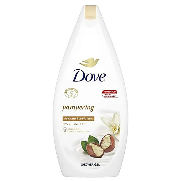 Dove BW Shea + WRM VNLA 6p 11z/325ml