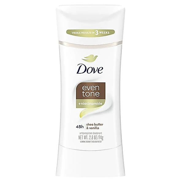 Dove Even Tone Shea Butter & Vanilla 12p 2.6 oz AP Stick