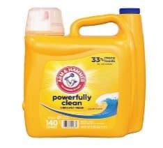 A&H LIQUID LAUNDRY DETERGENT POWERFULLY CLEAN BURST  140 OZ/ 140 LOADS